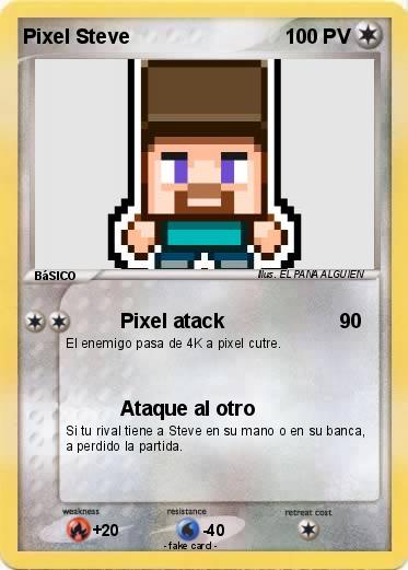 Pokemon Pixel Steve