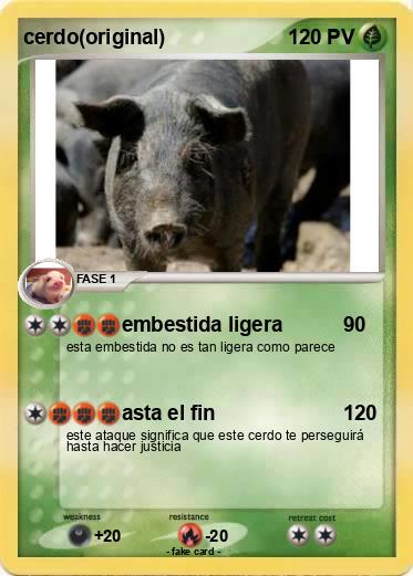 Pokemon cerdo(original)