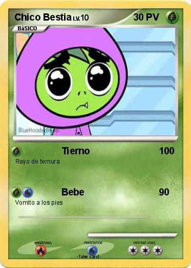 Pokemon Chico Bestia