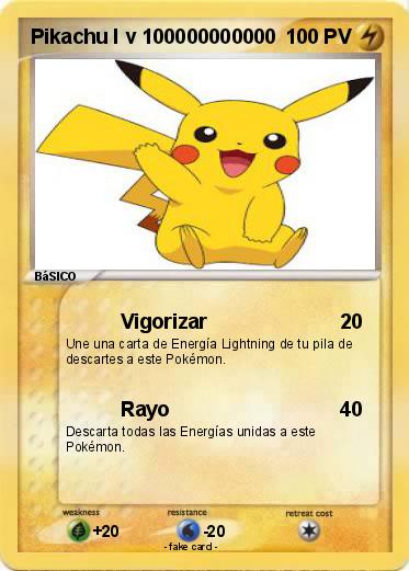 Pokemon Pikachu l v 100000000000