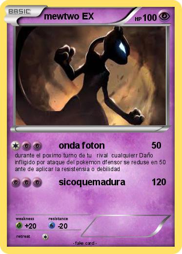 Pokemon mewtwo EX