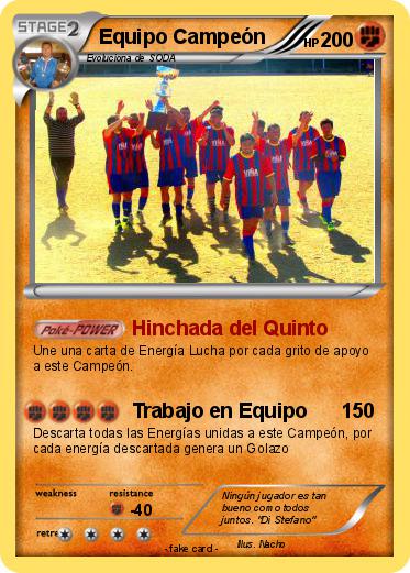 Pokemon Equipo Campeón