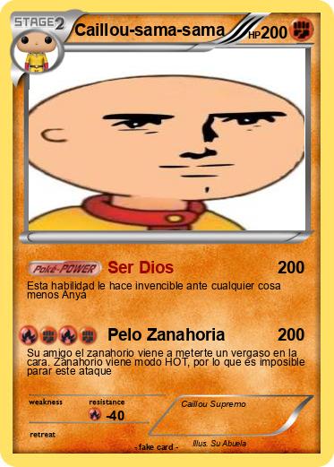 Pokemon Caillou-sama-sama