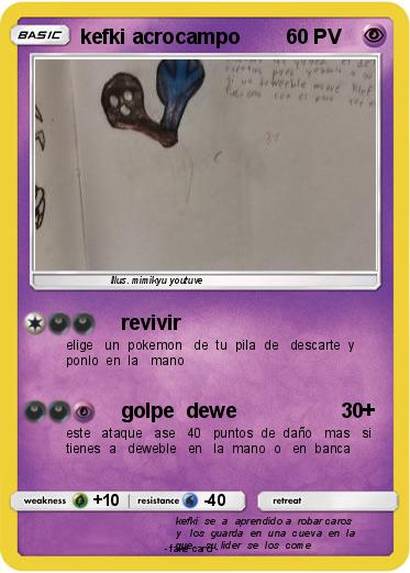 Pokemon kefki acrocampo