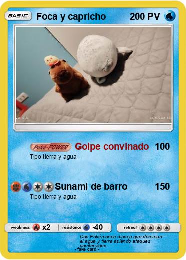 Pokemon Foca y capricho
