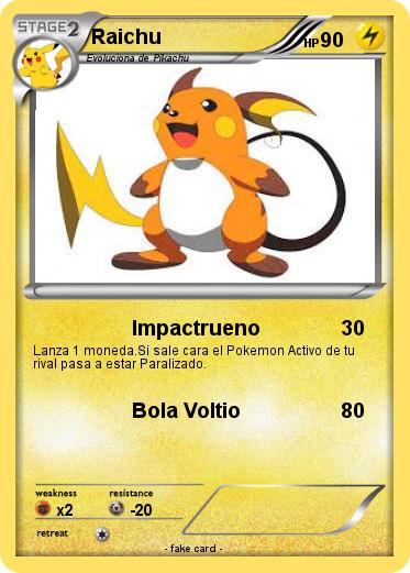 Pokemon Raichu