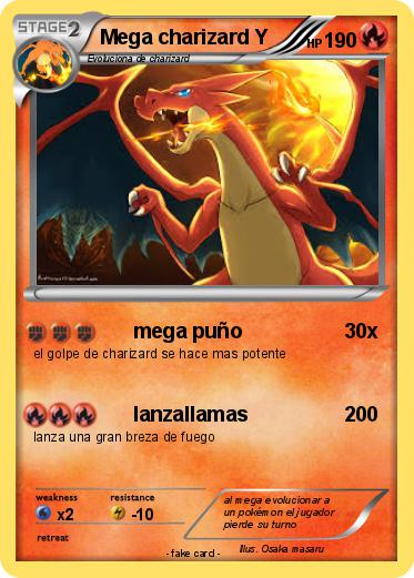 Pokemon Mega charizard Y