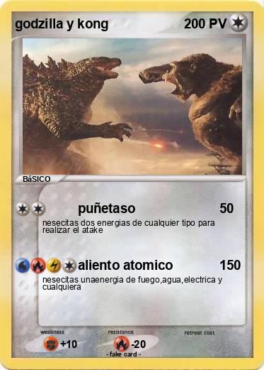 Pokemon godzilla y kong