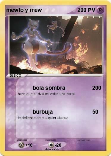 Pokemon mewto y mew