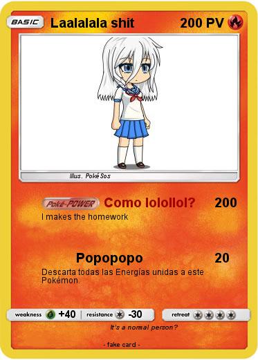 Pokemon Laalalala shit