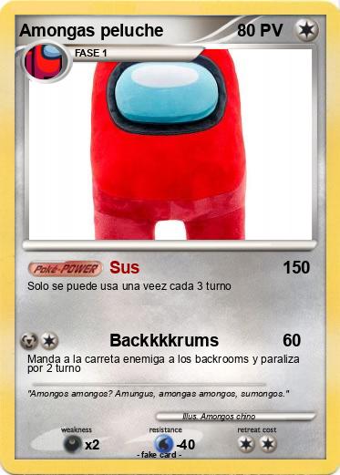 Pokemon Amongas peluche