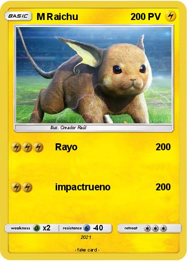 Pokemon M Raichu