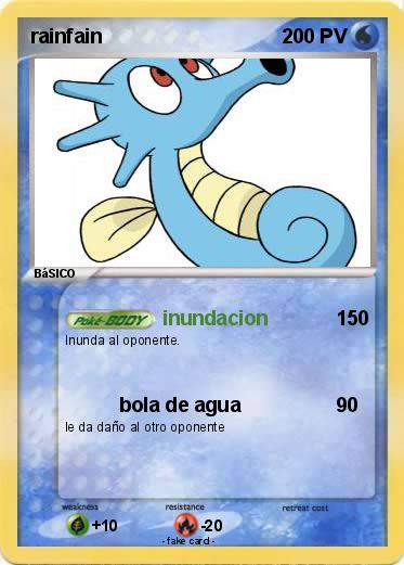 Pokemon rainfain