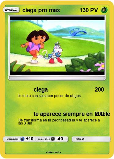 Pokemon ciega pro max