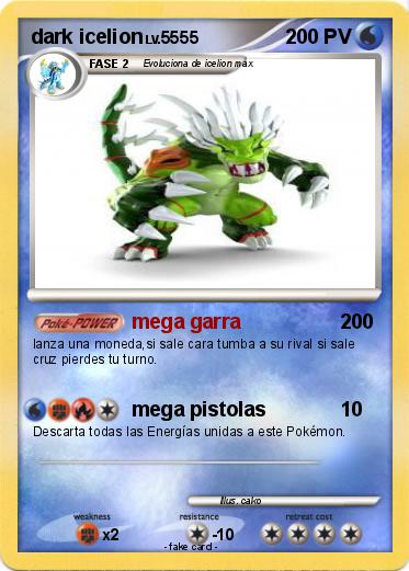 Pokemon dark icelion
