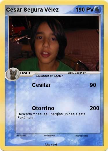 Pokemon Cesar Segura Vélez
