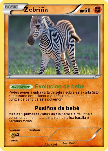 Pokemon Zebriña
