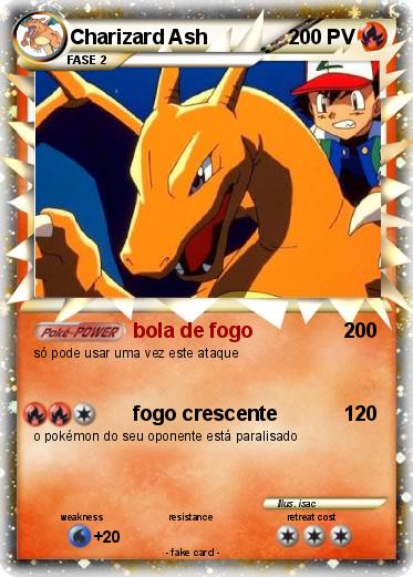 Pokemon Charizard Ash