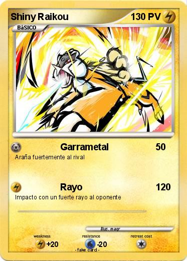 Pokemon Shiny Raikou