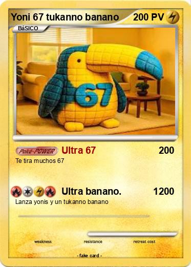 Pokemon Yoni 67 tukanno banano