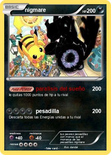 Pokemon nigmare