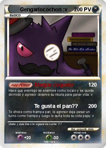 Pokemon Gengarlocochon :v
