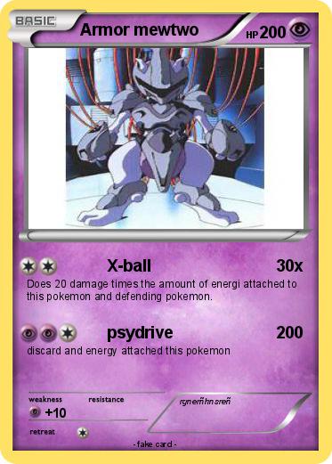Pokemon Armor mewtwo