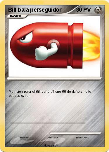 Pokemon Bill bala perseguidor