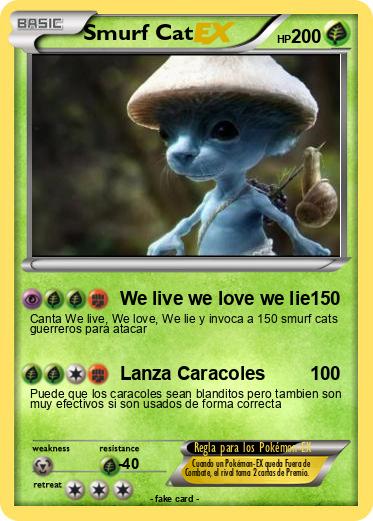 Pokemon Smurf Cat