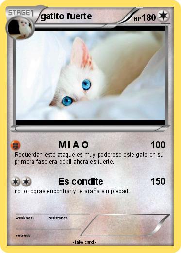 Pokemon gatito fuerte