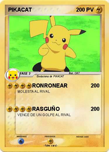 Pokemon PIKACAT