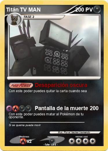 Pokemon Titán TV MAN