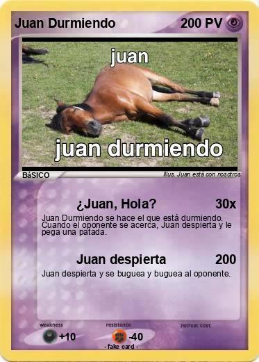 Pokemon Juan Durmiendo