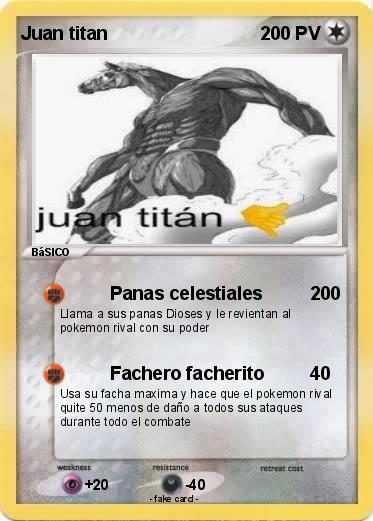Pokemon Juan titan