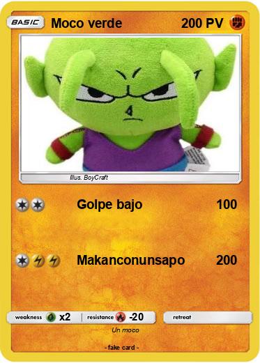Pokemon Moco verde