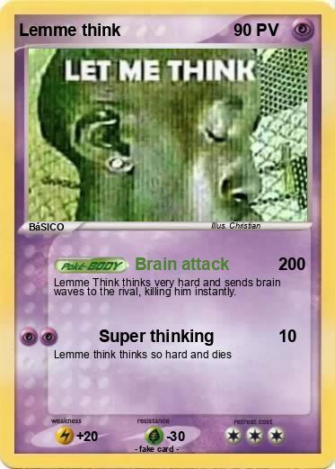 Pokemon Lemme think