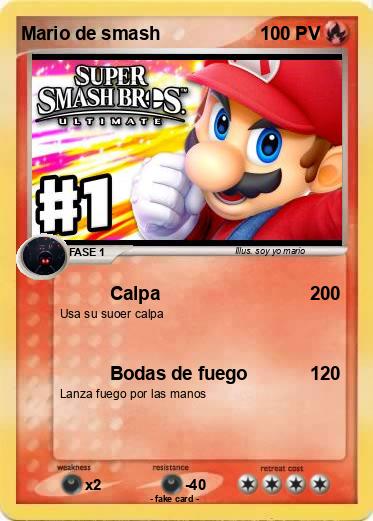 Pokemon Mario de smash