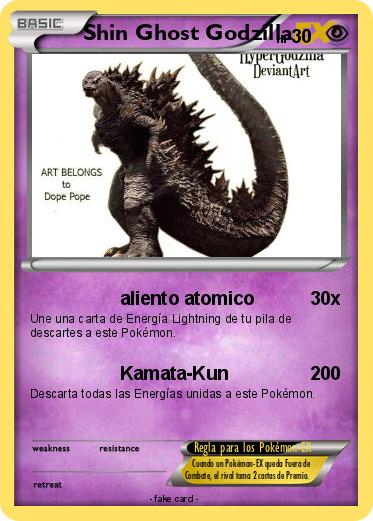 Pokemon Shin Ghost Godzilla