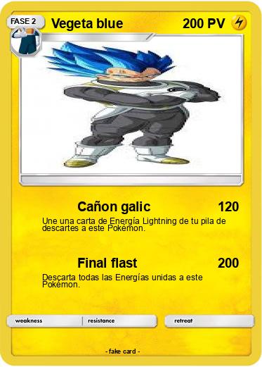 Pokemon Vegeta blue