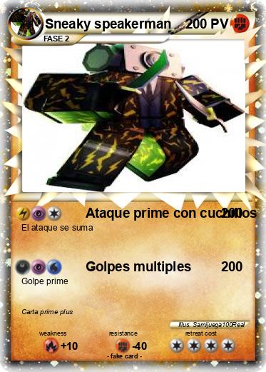 Pokemon Sneaky speakerman