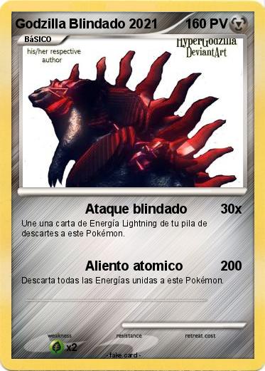 Pokemon Godzilla Blindado 2021