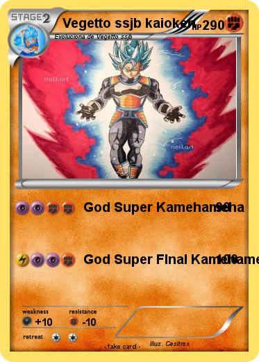 Pokemon Vegetto ssjb kaioken