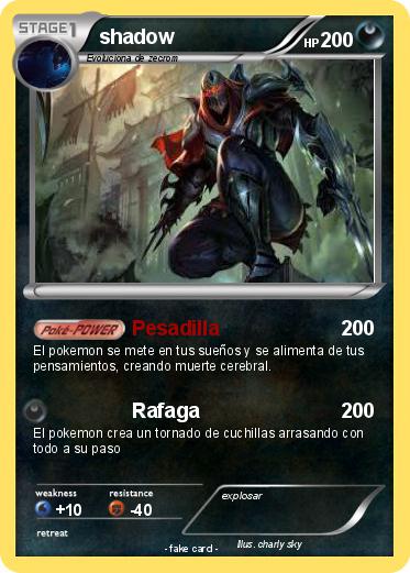 Pokemon shadow