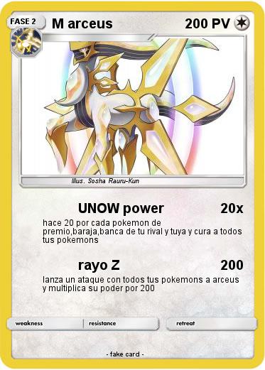 Pokemon M arceus