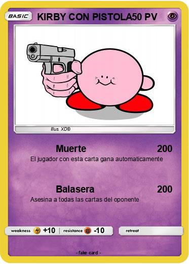 Pokemon KIRBY CON PISTOLA