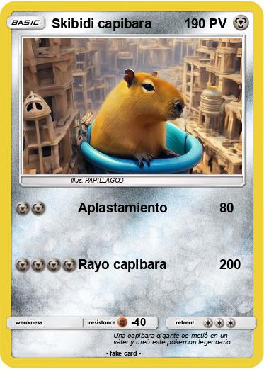 Pokemon Skibidi capibara