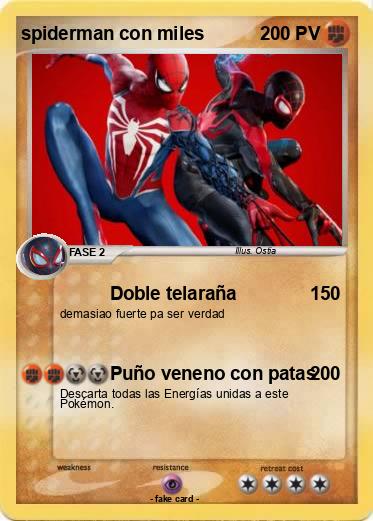 Pokemon spiderman con miles