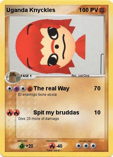 Pokemon Uganda Knyckles
