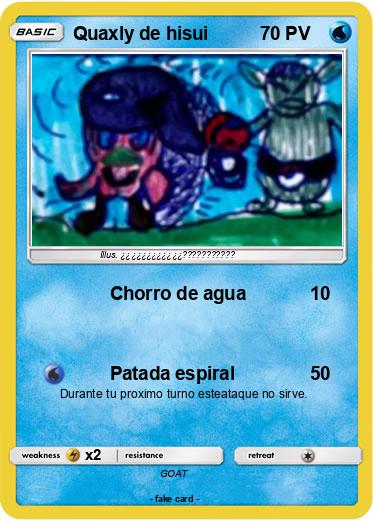 Pokemon Quaxly de hisui