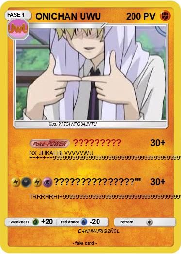 Pokemon ONICHAN UWU
